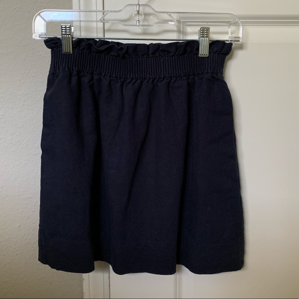 Navy J Crew skirt